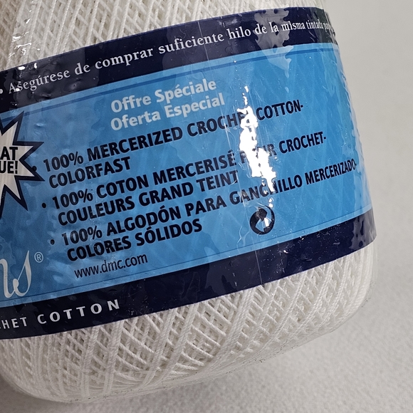 Lot of Vintage DMC Crochet Cotton - DMC B5200 & 955 - Picture 6 of 14